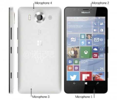 Microsoft Lumia 940 будет оборудован четырьмя микрофонами