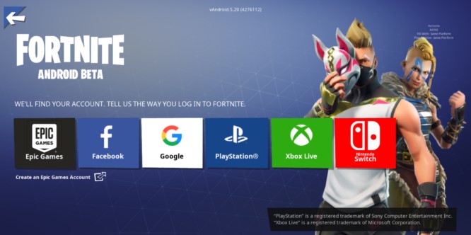  - fortnite download on android epic games