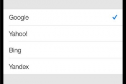 Поисковик "Яндекс" встроен в браузер Safari