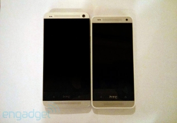 Опубликовано сравнительное фото HTC One и HTC One Mini