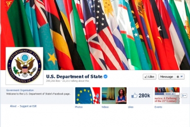 Госдеп США потратил 630 тысяч долларов на скупку "лайков" в Facebook
