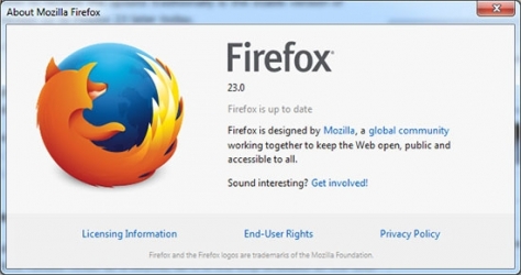 Состоялся релиз браузера Firefox 23