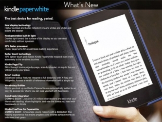 Amazon представила обновленный Kindle Paperwhite