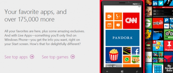 Microsoft обещает решить проблему приложений для Windows Phone через год