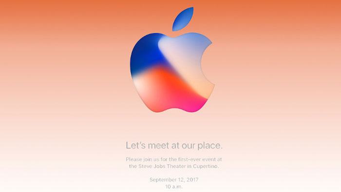 Приглашение на презентацию iPhone 8 от Apple 12 сентября