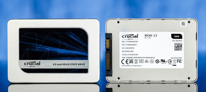 Лучший SSD диск (по цене): Crucial MX300 SSD